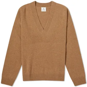 Anine Bing Lee V-Neck Jumper, brown