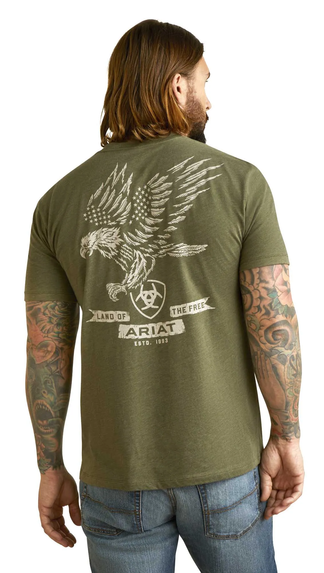 Ariat Men's Fighting Eagles Short Sleeve T-Shirt