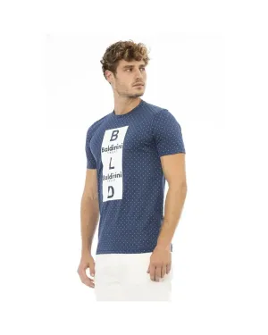 Baldinini Trend Men's Blue Cotton T-Shirt - XS