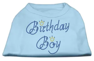 Birthday Boy Rhinestone Shirts Baby Blue XXL (18)