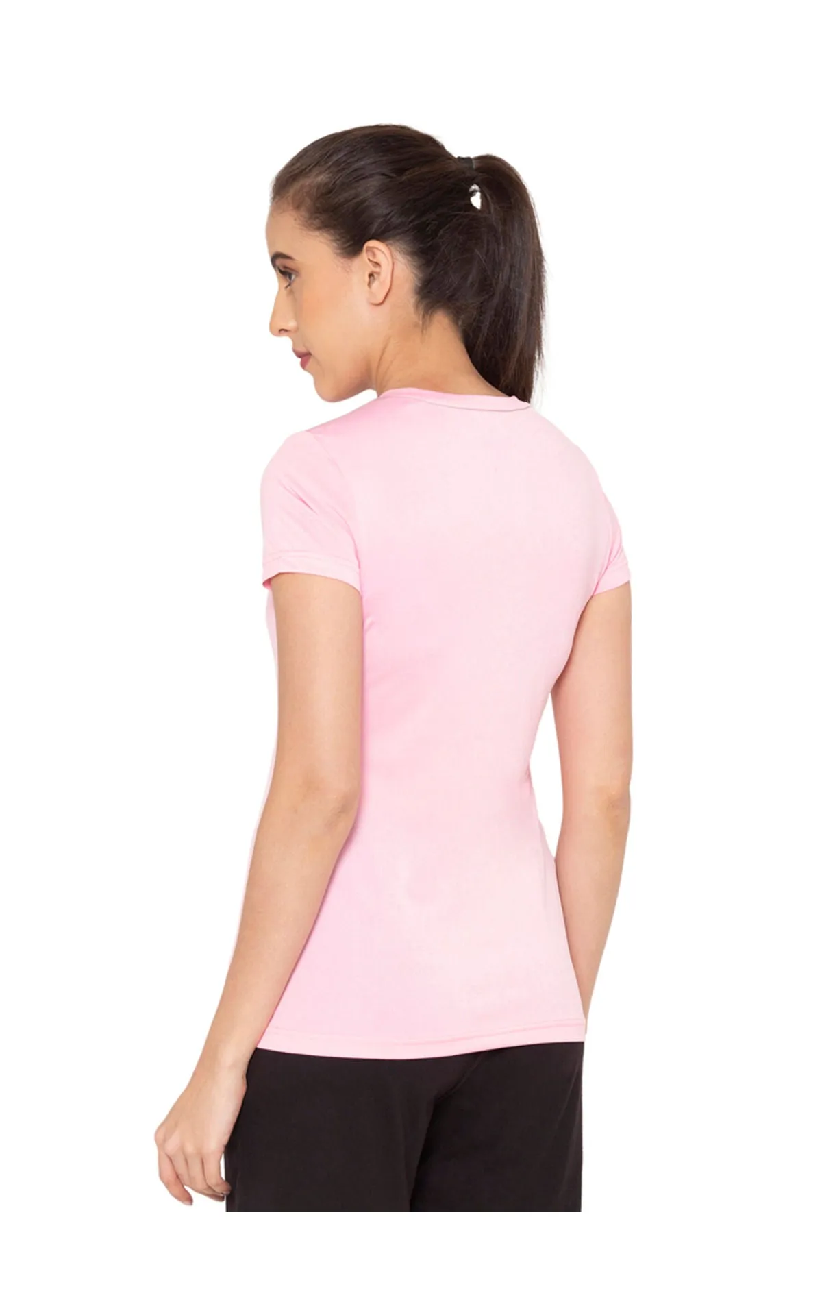 Bodyactive Women Round neck Half Sleeve Dry Fit T-shirt in 1pcs-TS80-ACPI