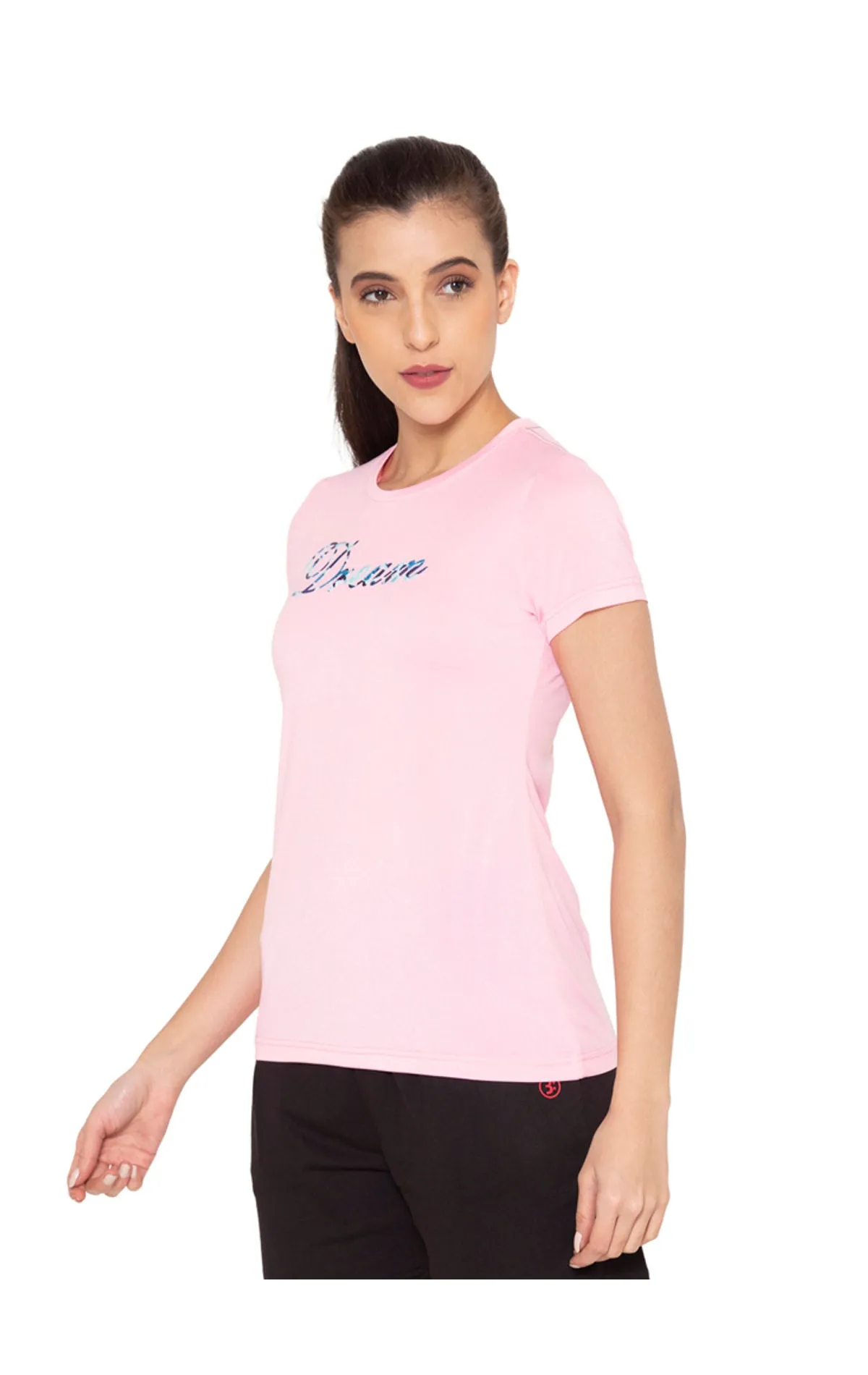 Bodyactive Women Round neck Half Sleeve Dry Fit T-shirt in 1pcs-TS80-ACPI