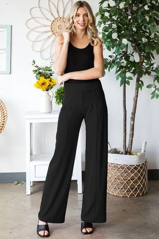 Boss Babe Black Wide Leg Pants