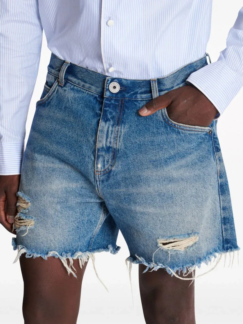 Destroy Denim Shorts