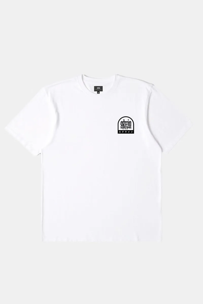 Edwin Fuji Supply Goods T-Shirt (White)