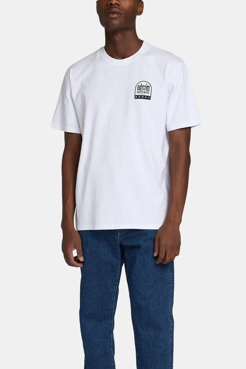 Edwin Fuji Supply Goods T-Shirt (White)