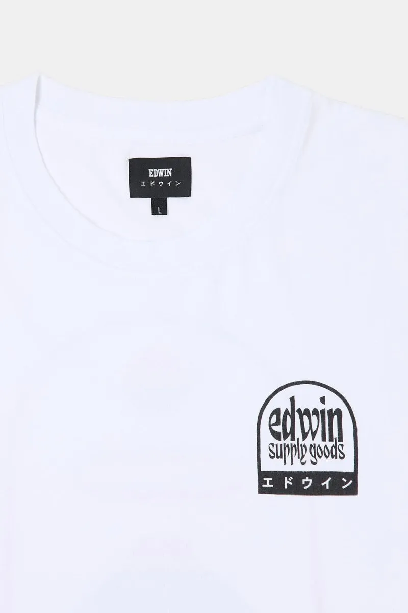 Edwin Fuji Supply Goods T-Shirt (White)