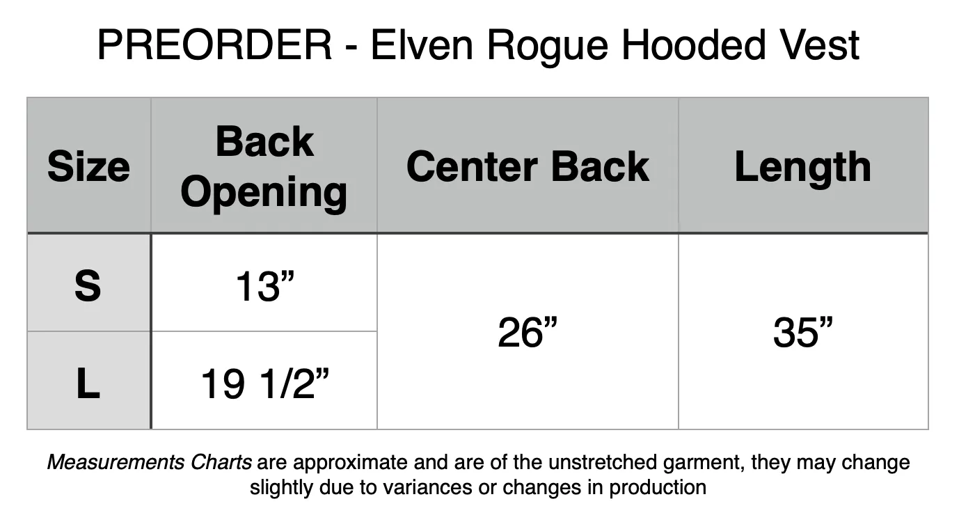 Elven Rogue Hooded Vest - Underdark Plum