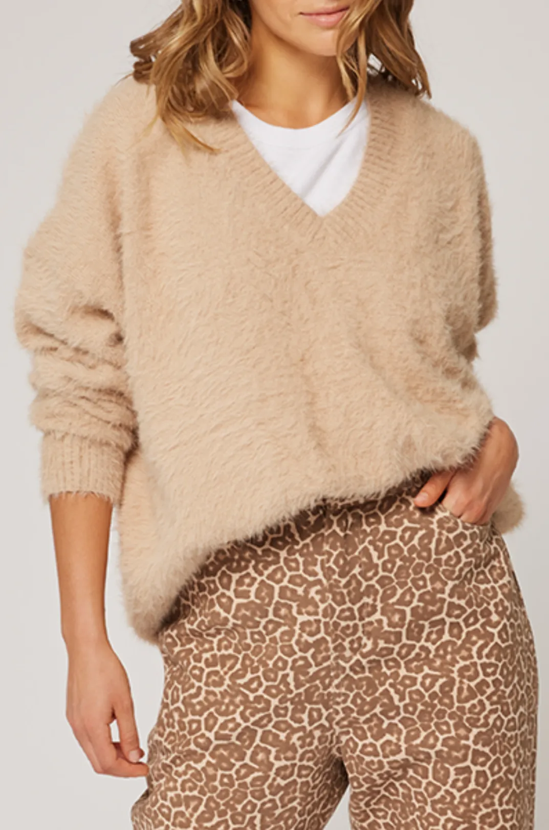 EMMIE SWEATER - Toast Knit