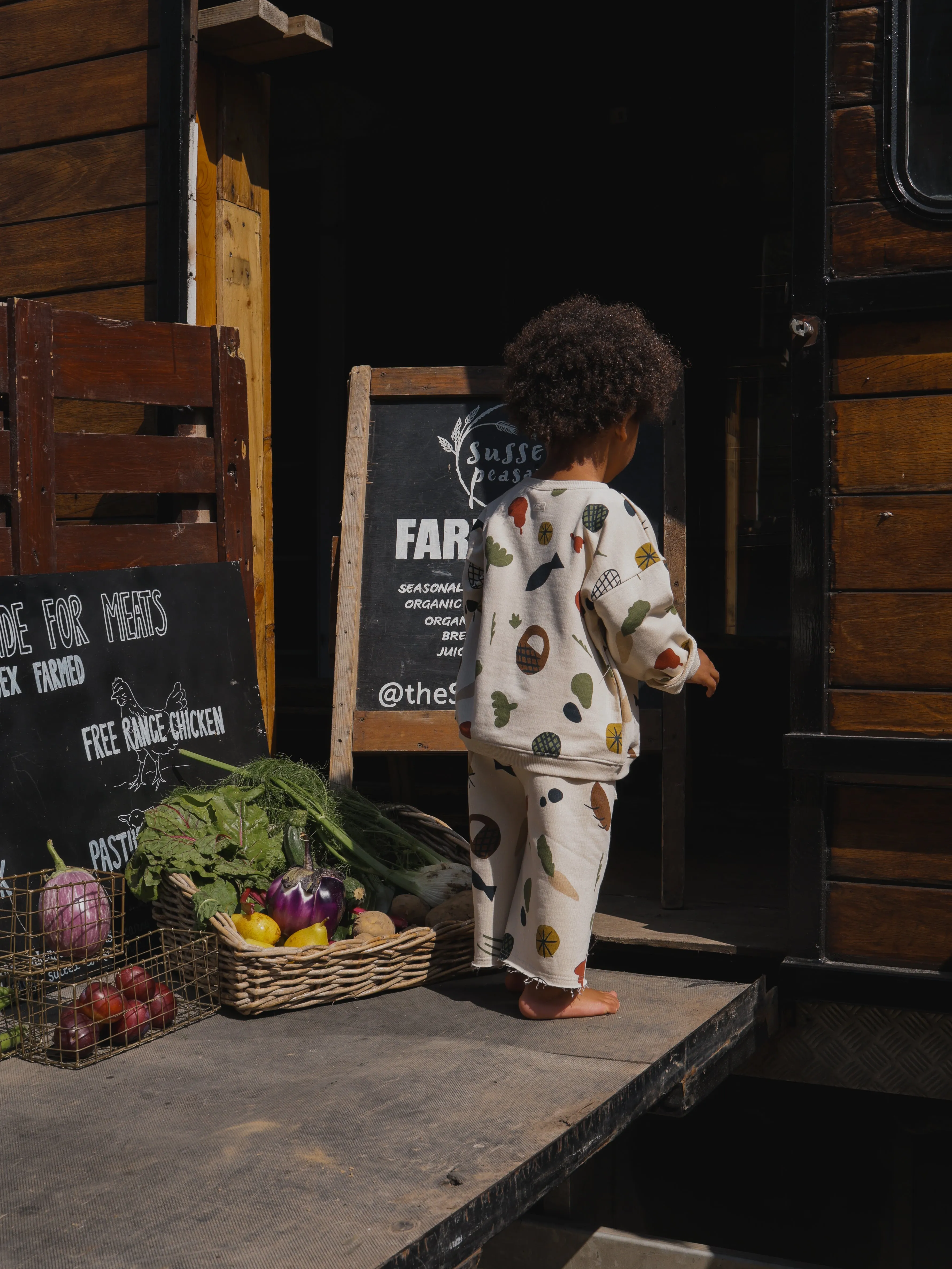 Farmers Market Wide Leg Pants