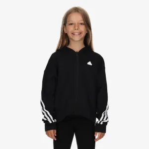 FELPA GIRLS FUTURE ICONS 3-STRIPES FULL-ZIP