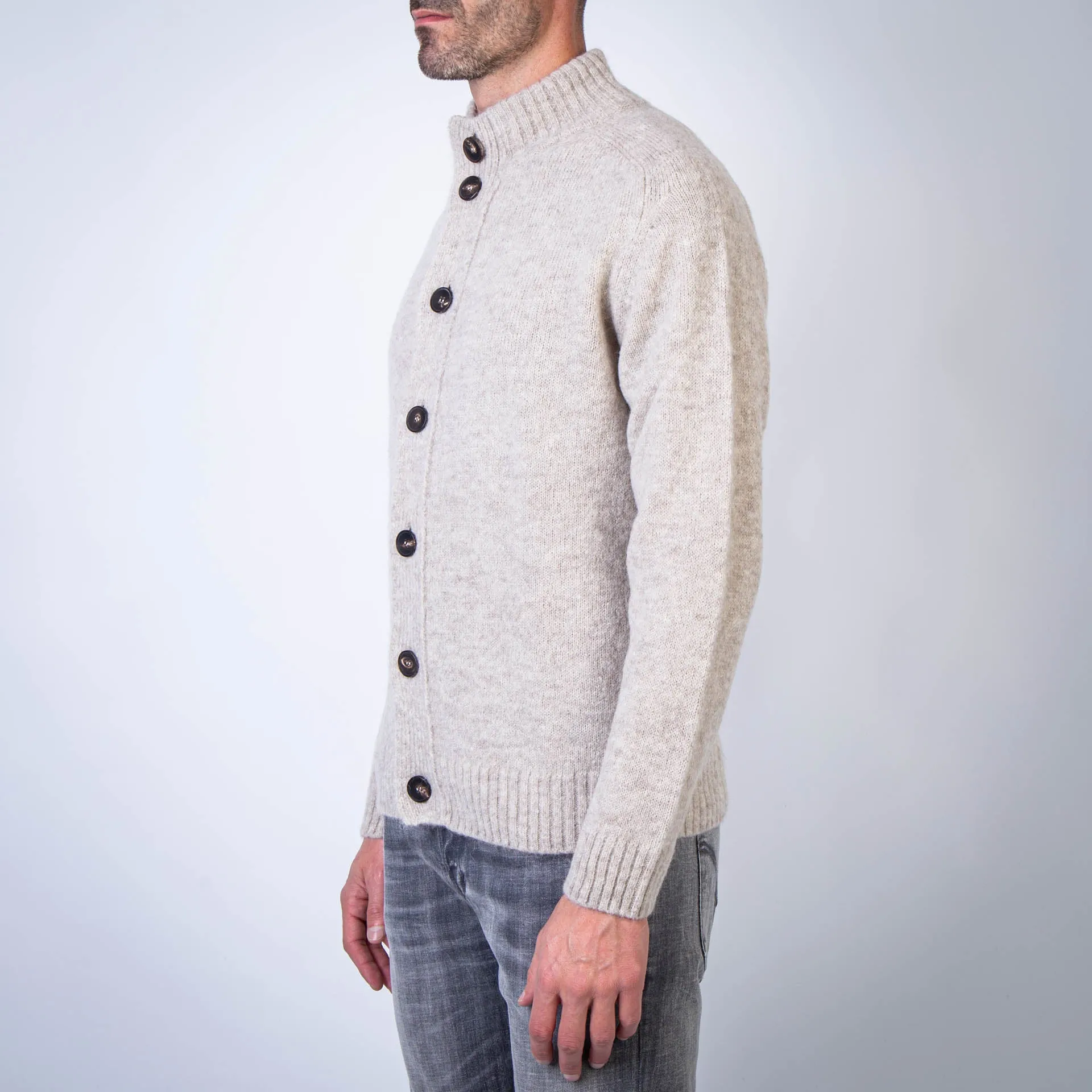 FILIPPO DE LAURENTIIS CARDIGAN BB3MLM WA5R 031 BEIGE