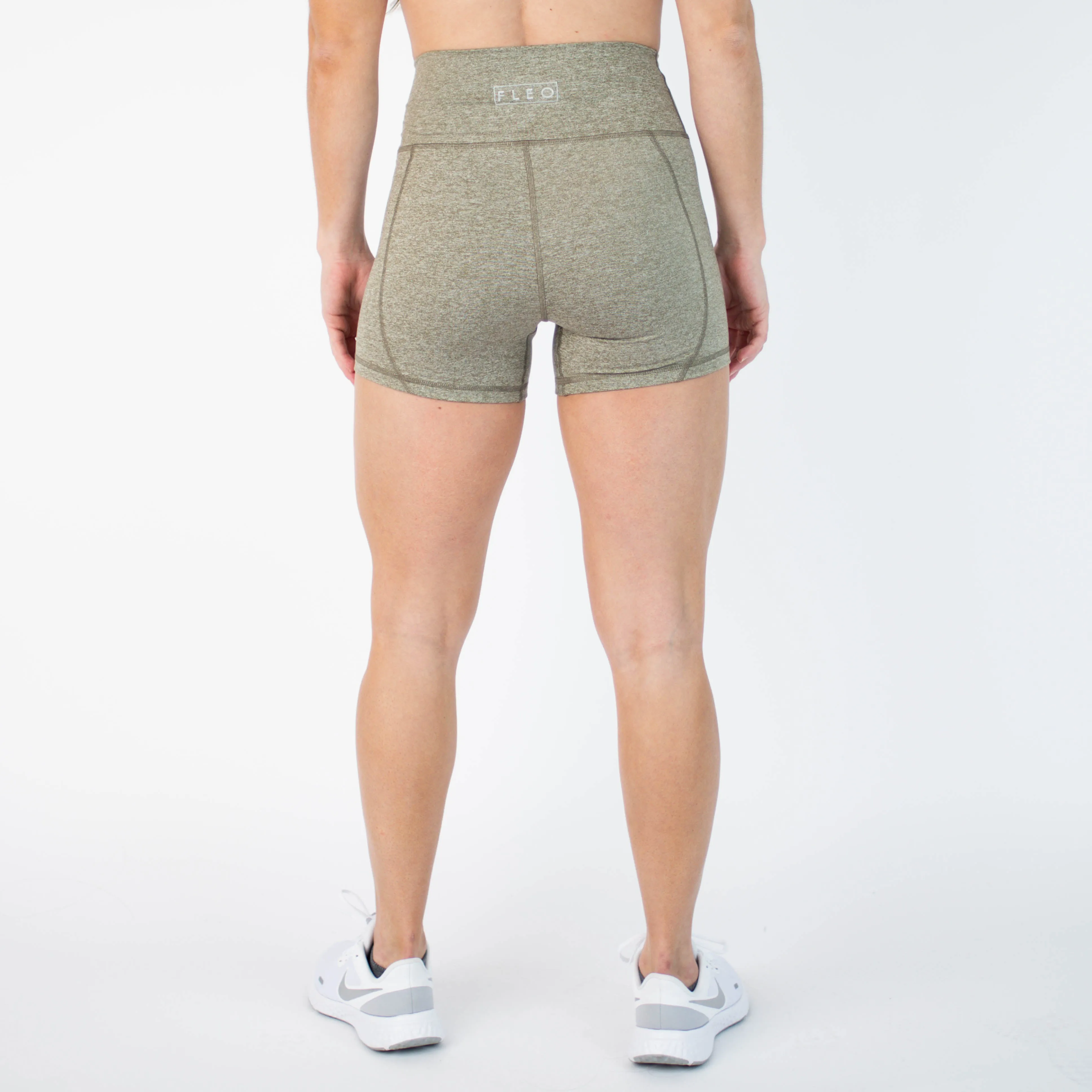 FLEO Stone Grey Shorts (True High Contour)