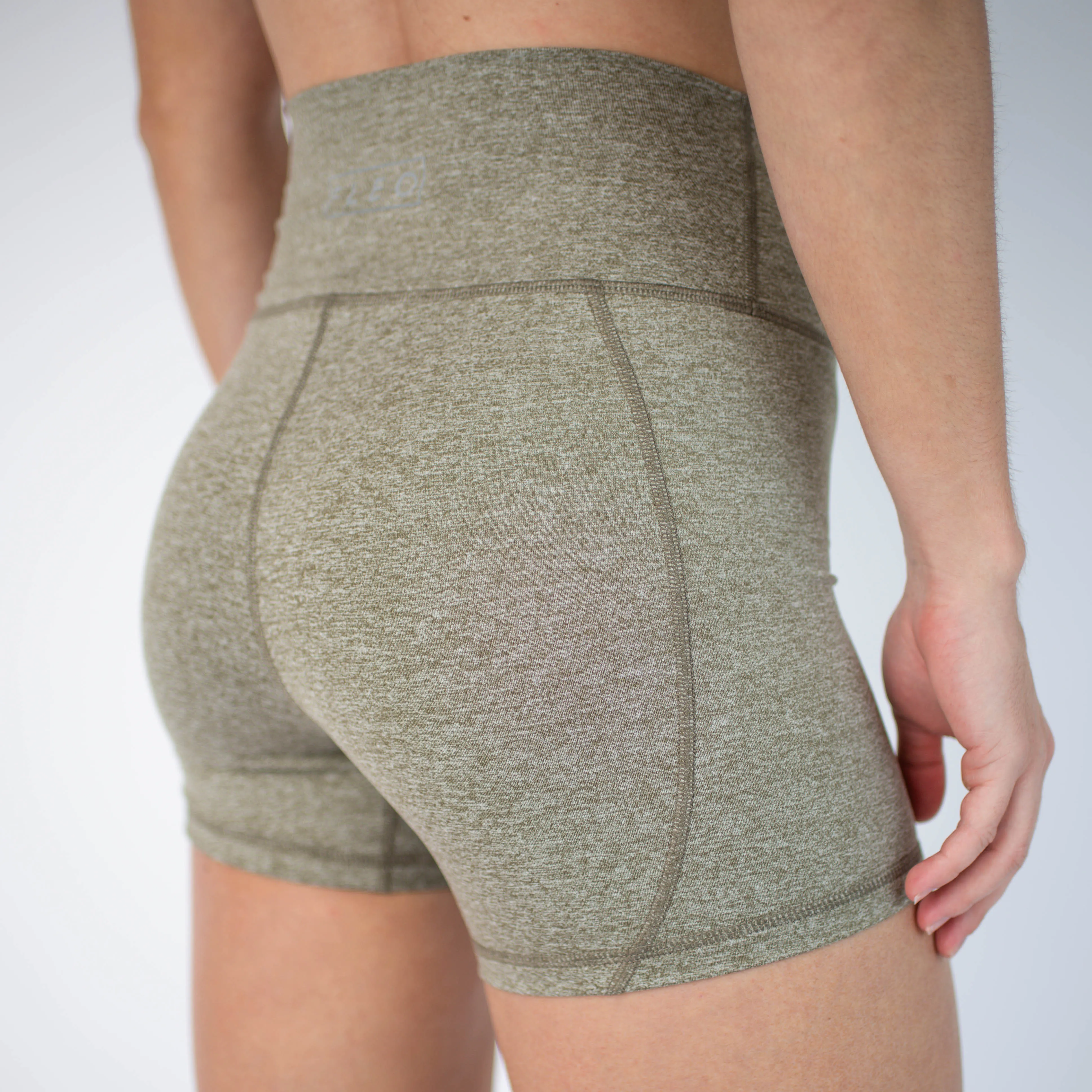 FLEO Stone Grey Shorts (True High Contour)