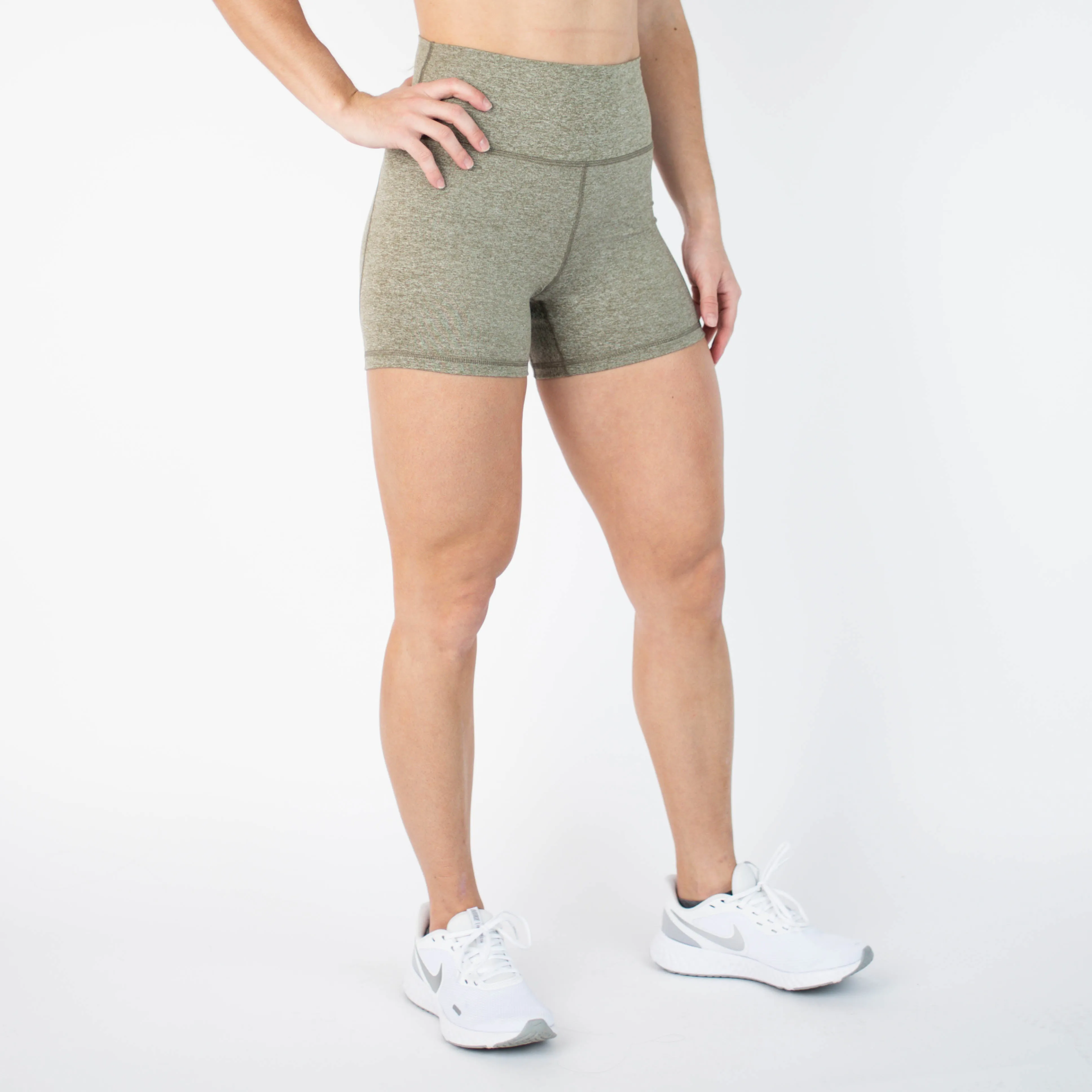 FLEO Stone Grey Shorts (True High Contour)