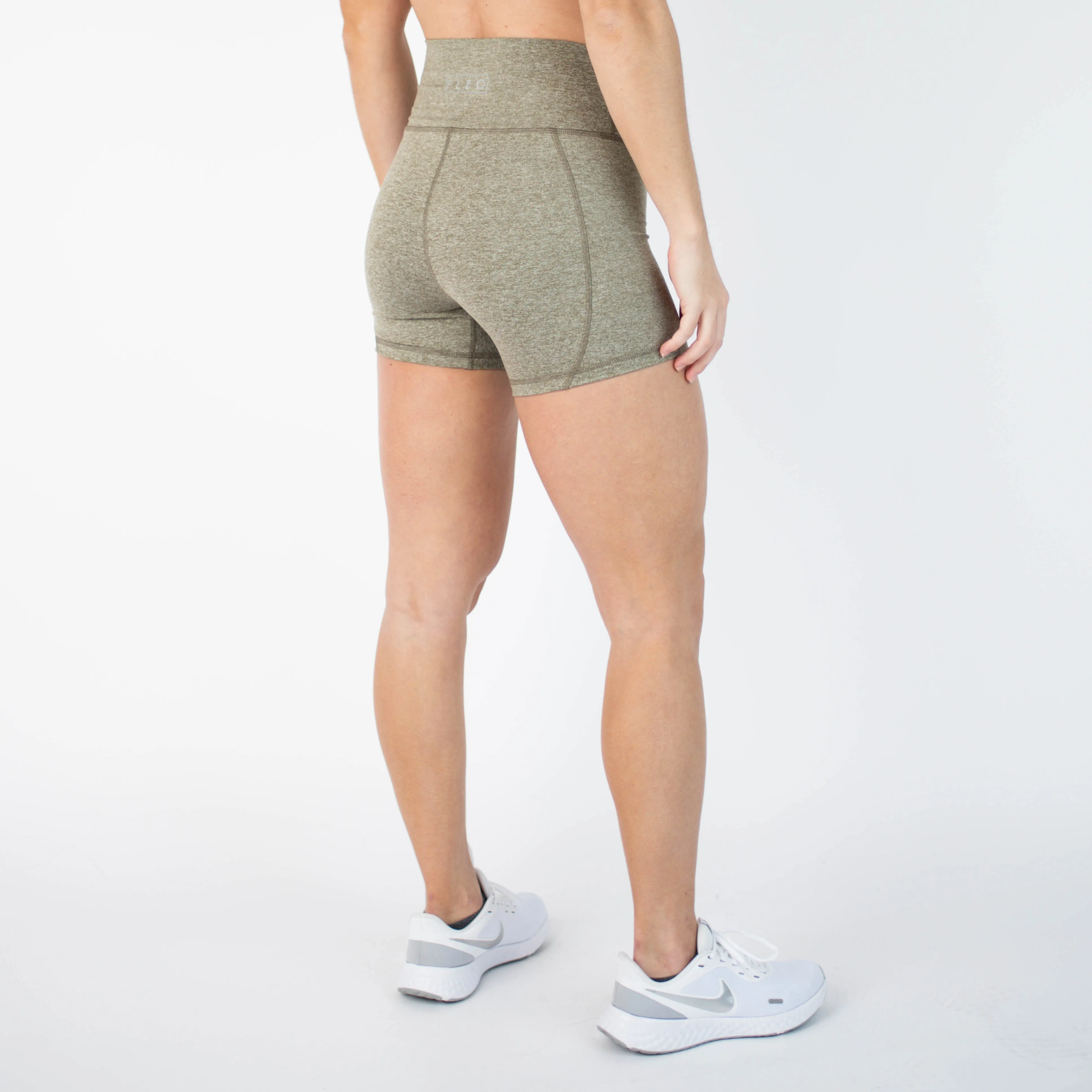 FLEO Stone Grey Shorts (True High Contour)