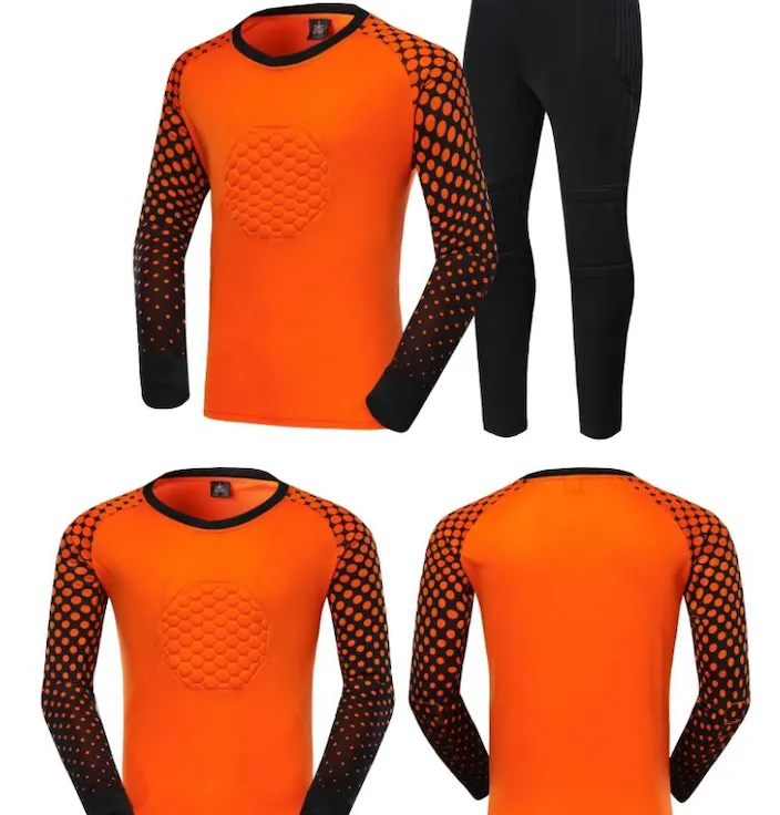 Football goalkeeper suit for adults and children