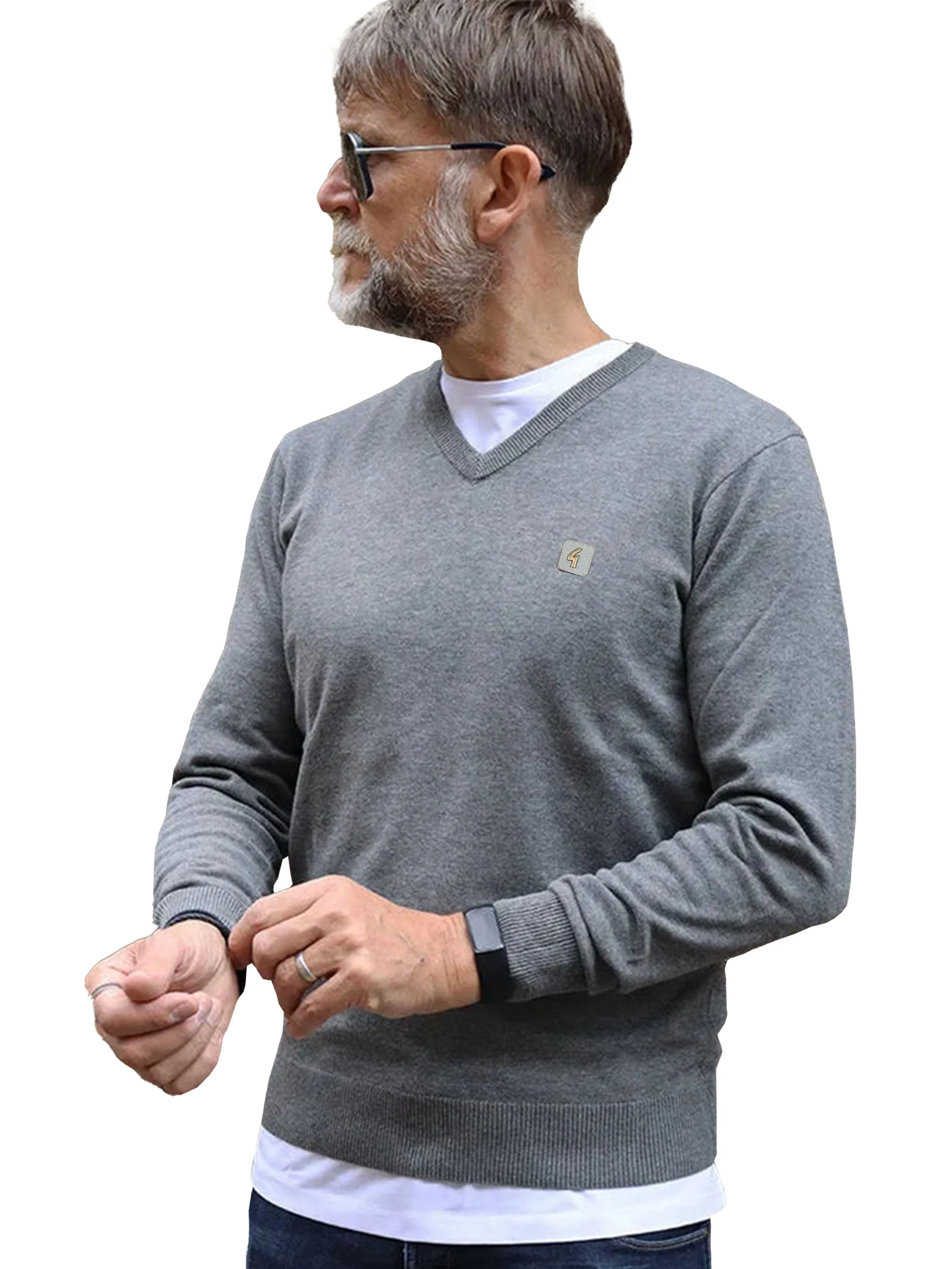 Gabicci | Knitted V-Neck Jumper