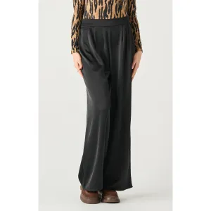 HIGH WAISTED SATIN WIDE LEG PANT