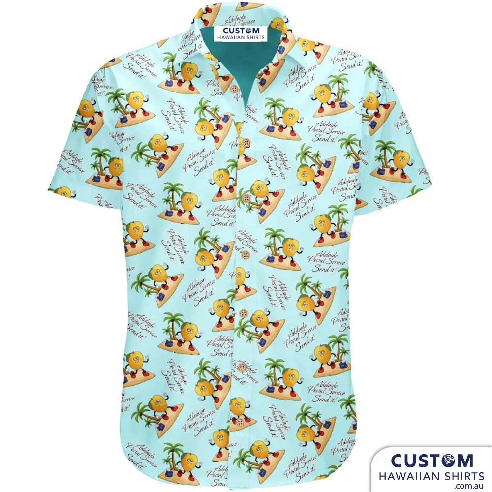 HMAS Adelaide, Adelaide Postal Service, SA - Custom Hawaiian Military Shirts