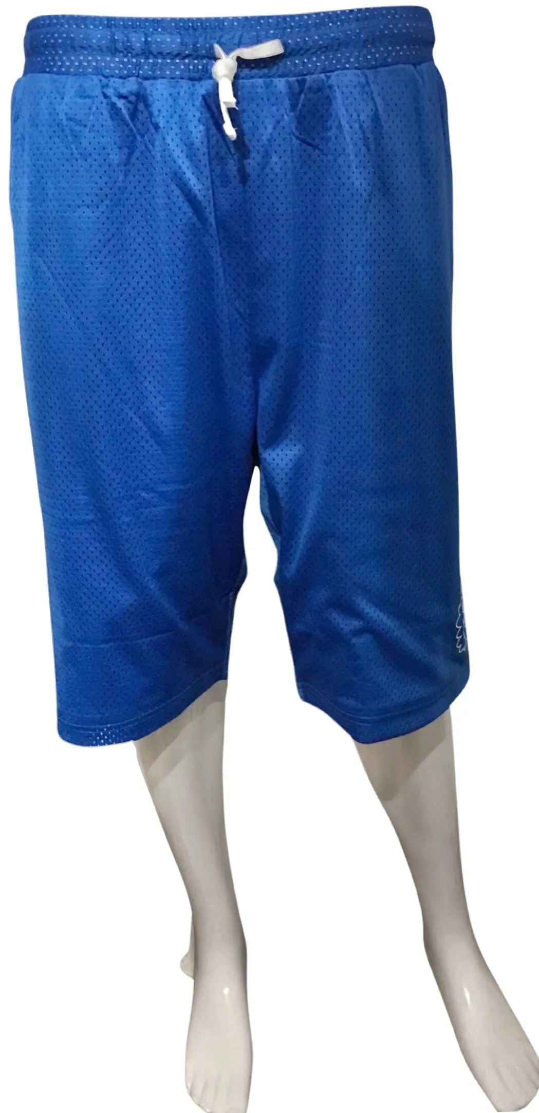 ^HUSTLE GANG^ (BLUE) ~CHAMPION~ KNIT BASKETBALL SHORTS