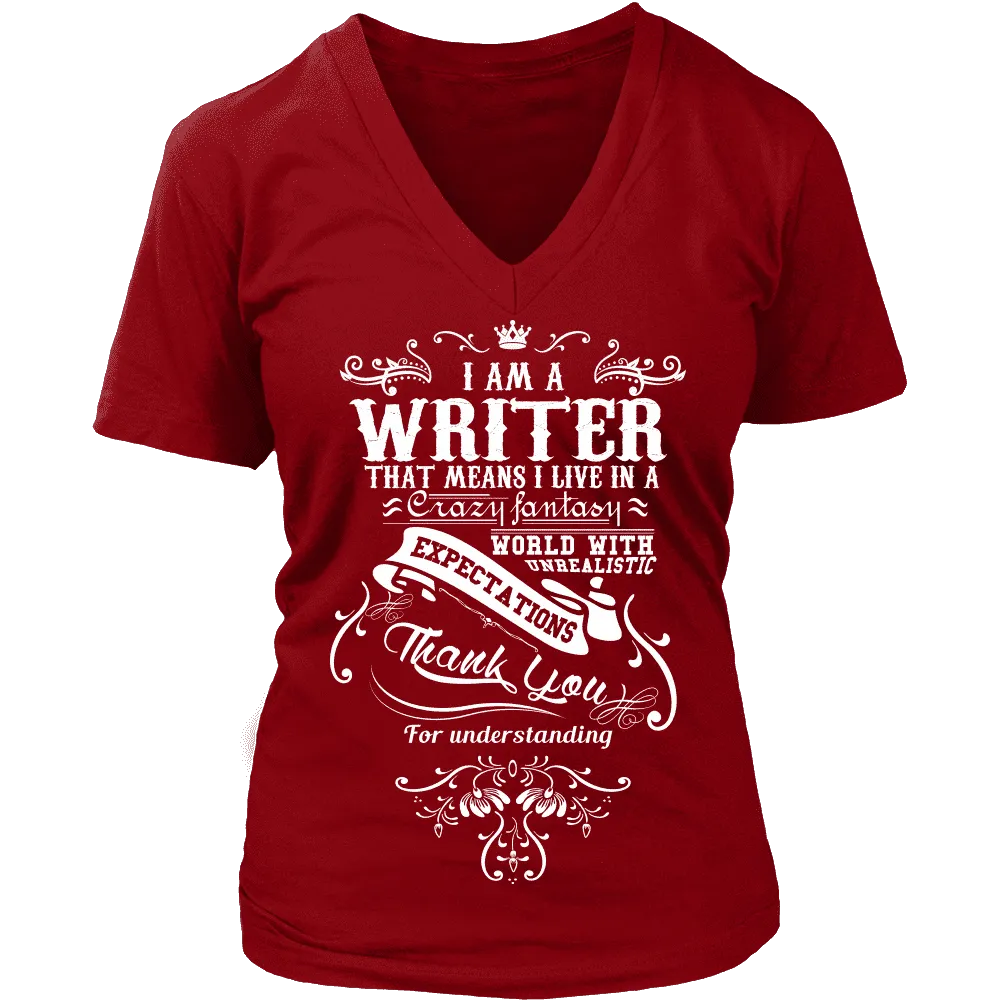 I am a writer - V-neck