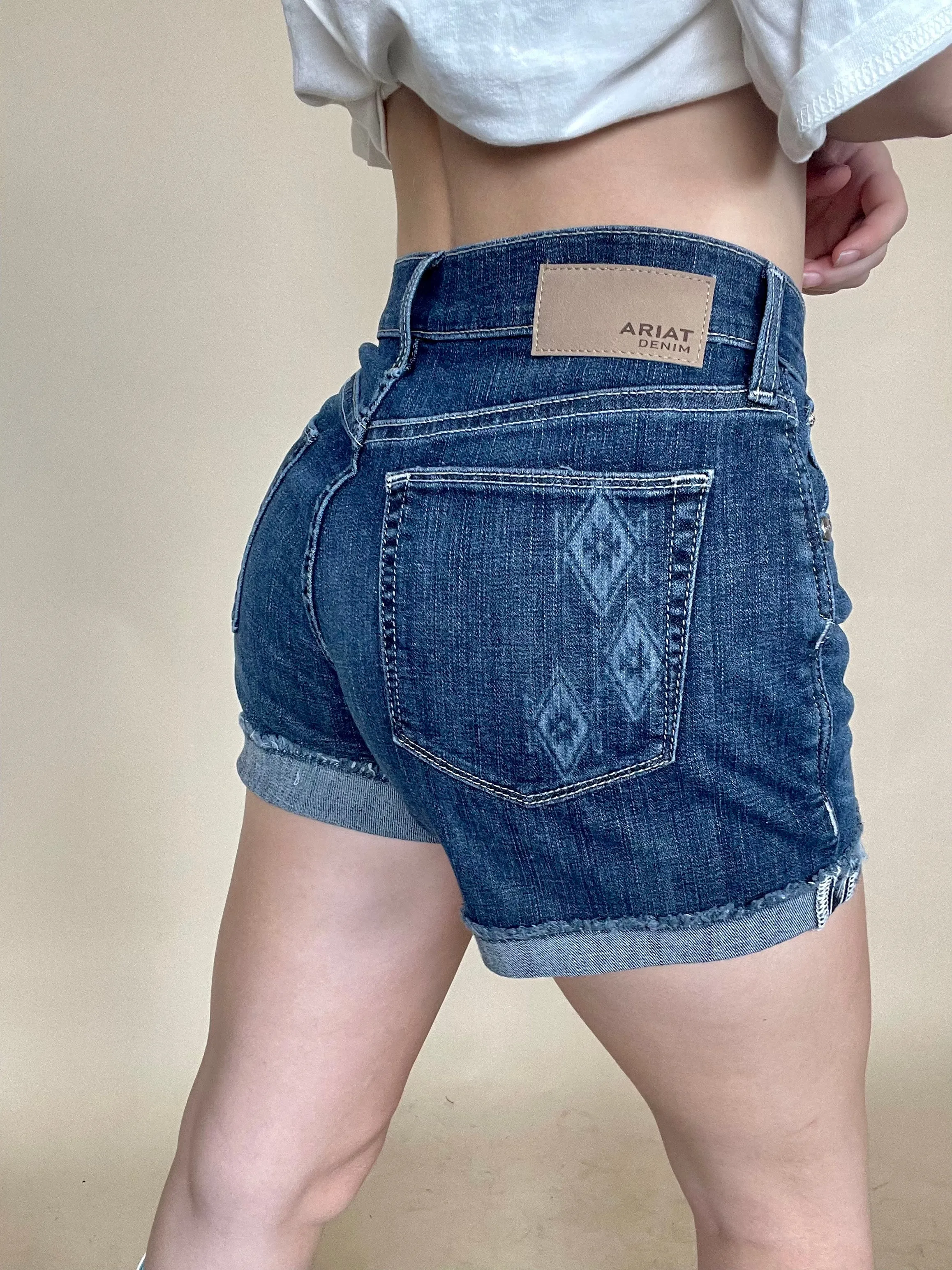 Jacie Dark Denim Shorts