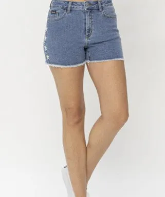 Judy Blue Star Detail Shorts - #150069 - #3638-3643