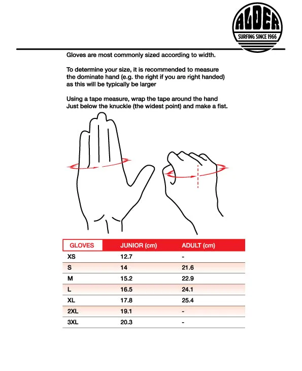 JUNIOR PLASMA FAST DRY LINED SURF MITT