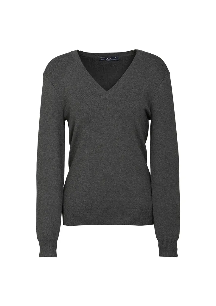 Ladies V-Neck Pullover