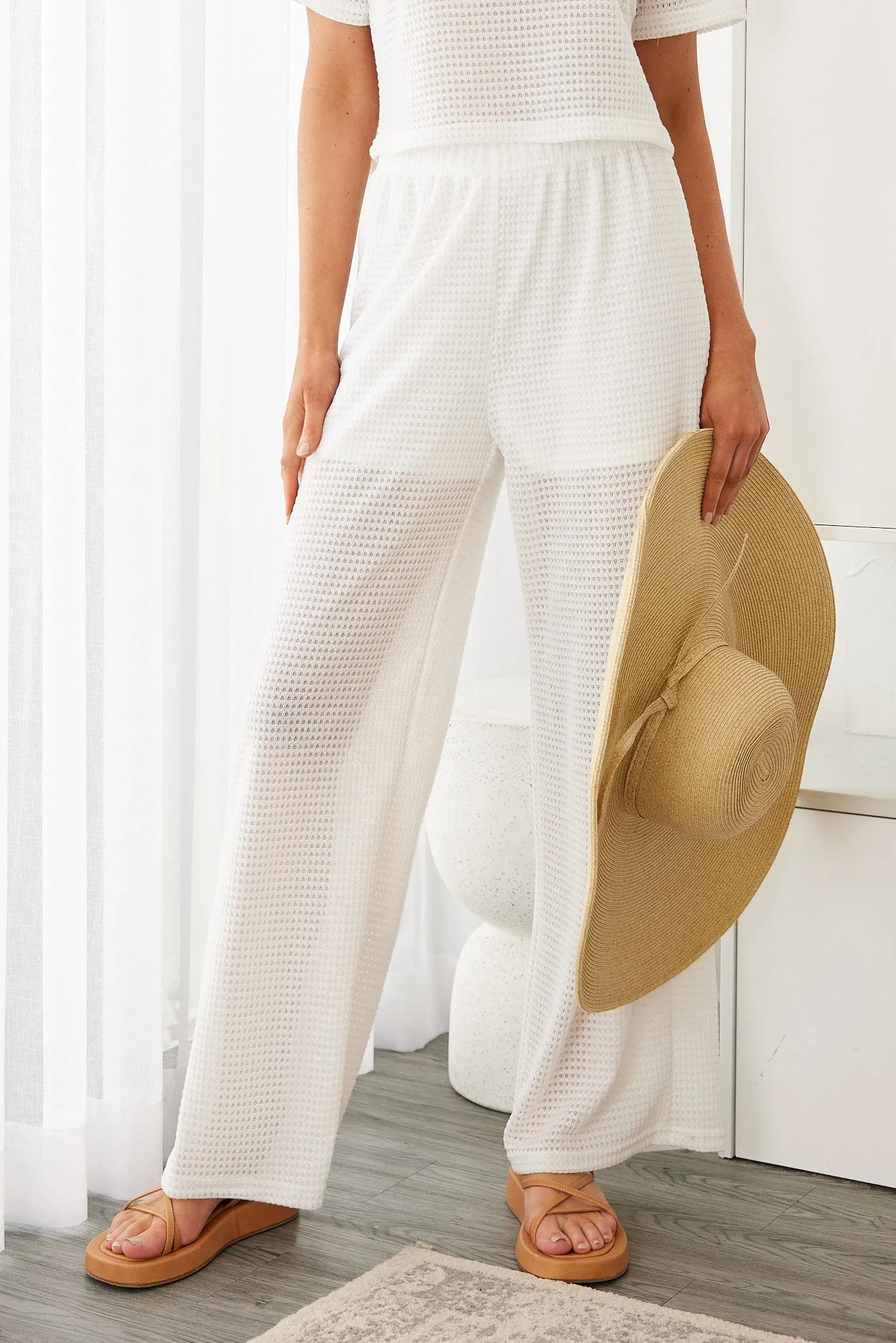 Leondra Pants - White