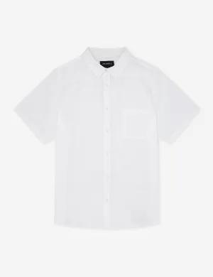 Linen Short Sleeve Shirt - White