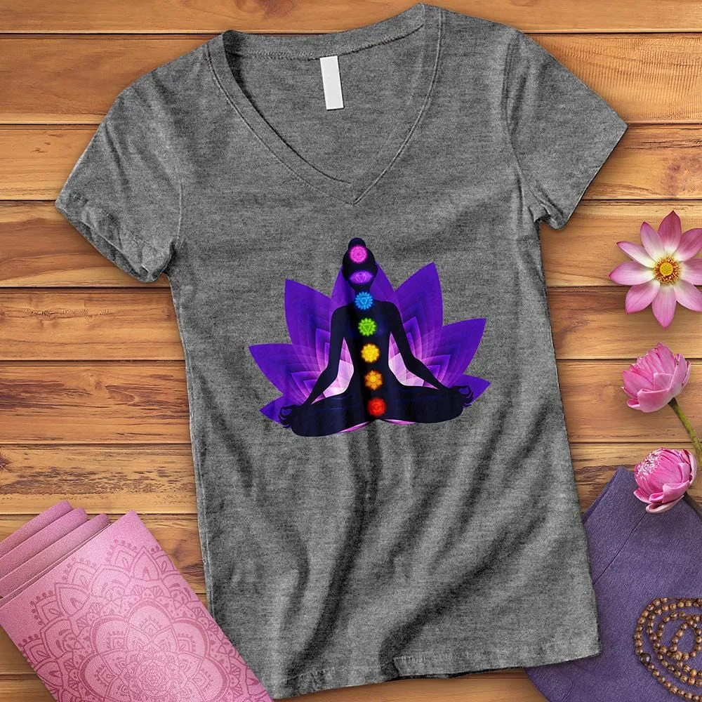 Lotus Meditation V-Neck