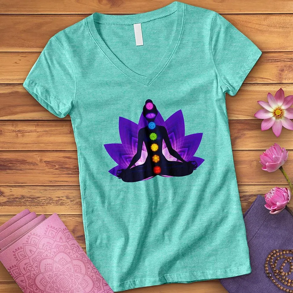 Lotus Meditation V-Neck