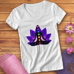 Lotus Meditation V-Neck