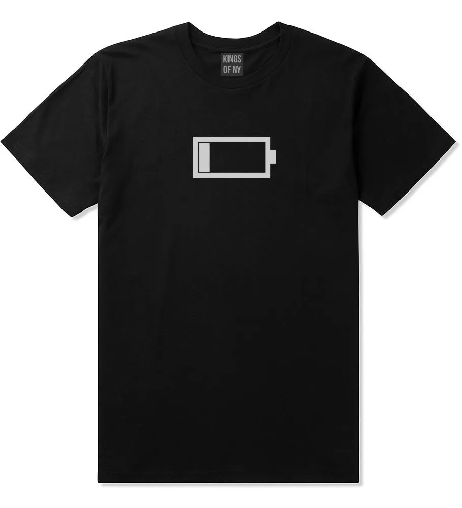 Low Battery Cell Phone Meme T-Shirt