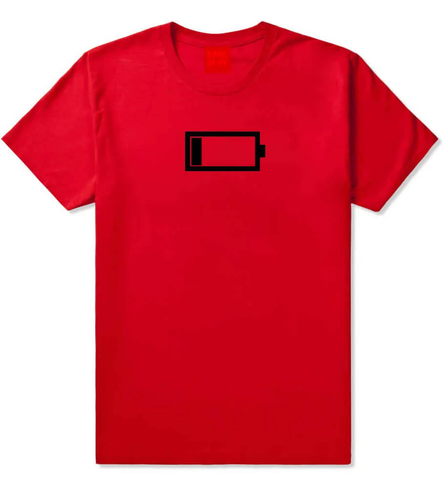 Low Battery Cell Phone Meme T-Shirt