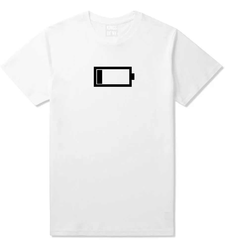 Low Battery Cell Phone Meme T-Shirt