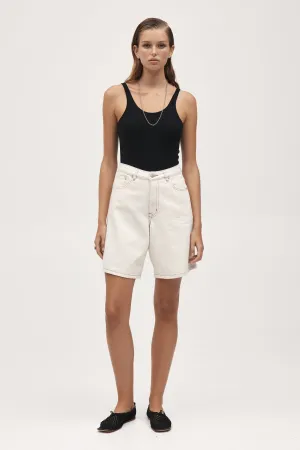 Marle Relaxed Jean Short - Organic Cotton - Ecru