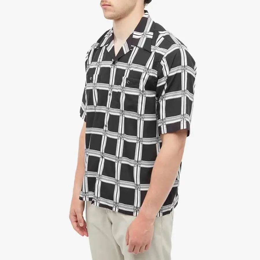 Needles Papillion Plaid Vacation Shirt, Black