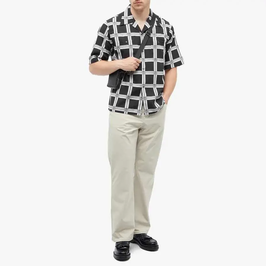 Needles Papillion Plaid Vacation Shirt, Black