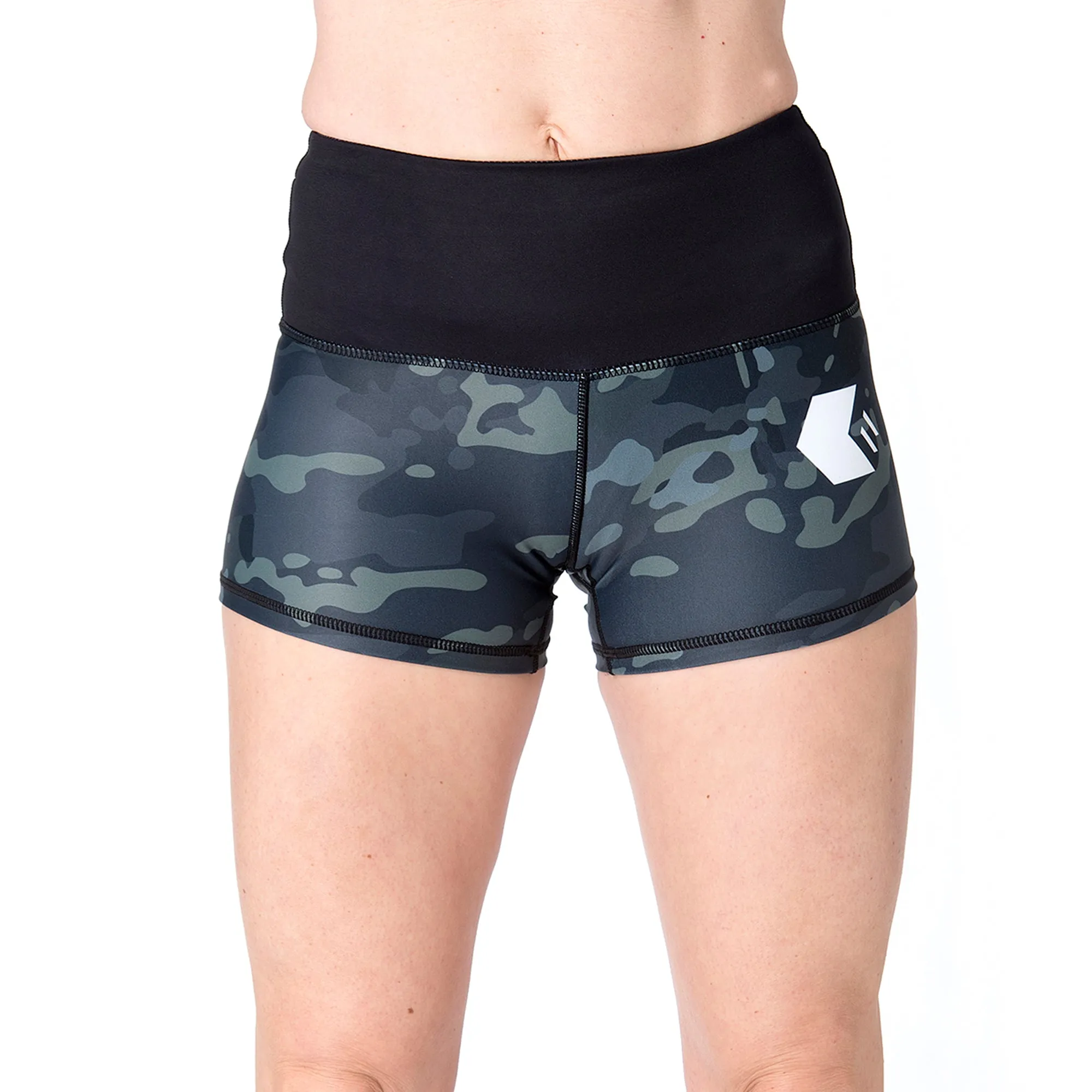 Night Camo Short Shorts