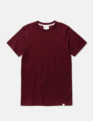 Norse Projects Niels Standard T-Shirt - Mulberry Red