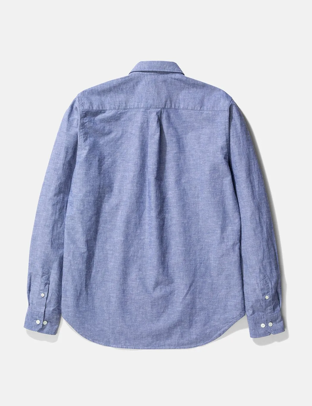 Norse Projects Osvald Cotton Linen Shirt (Button Down) - Twilight Blue