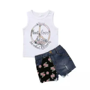 Plant Love Shorts Set