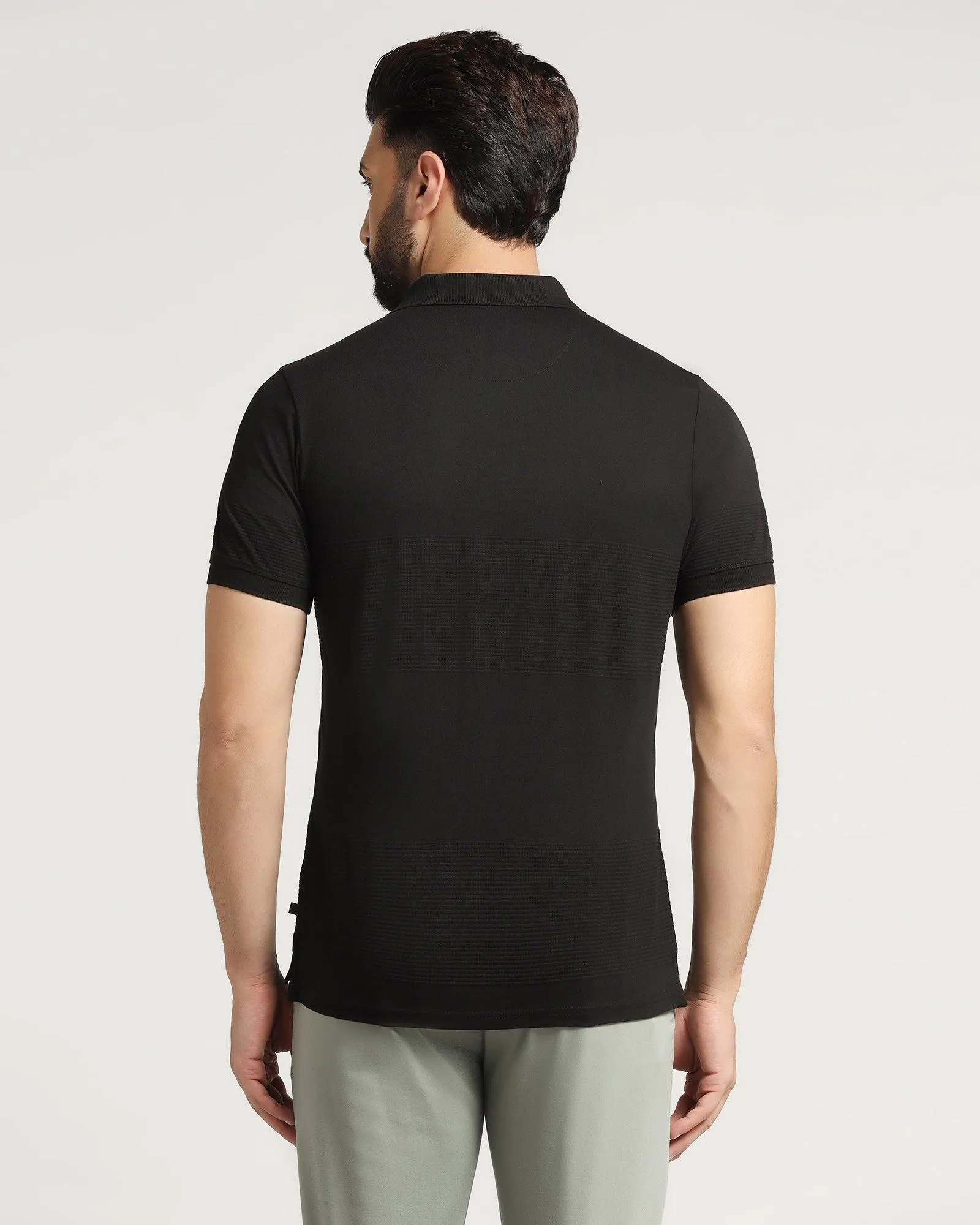 Polo Black Stripe T-Shirt - Space