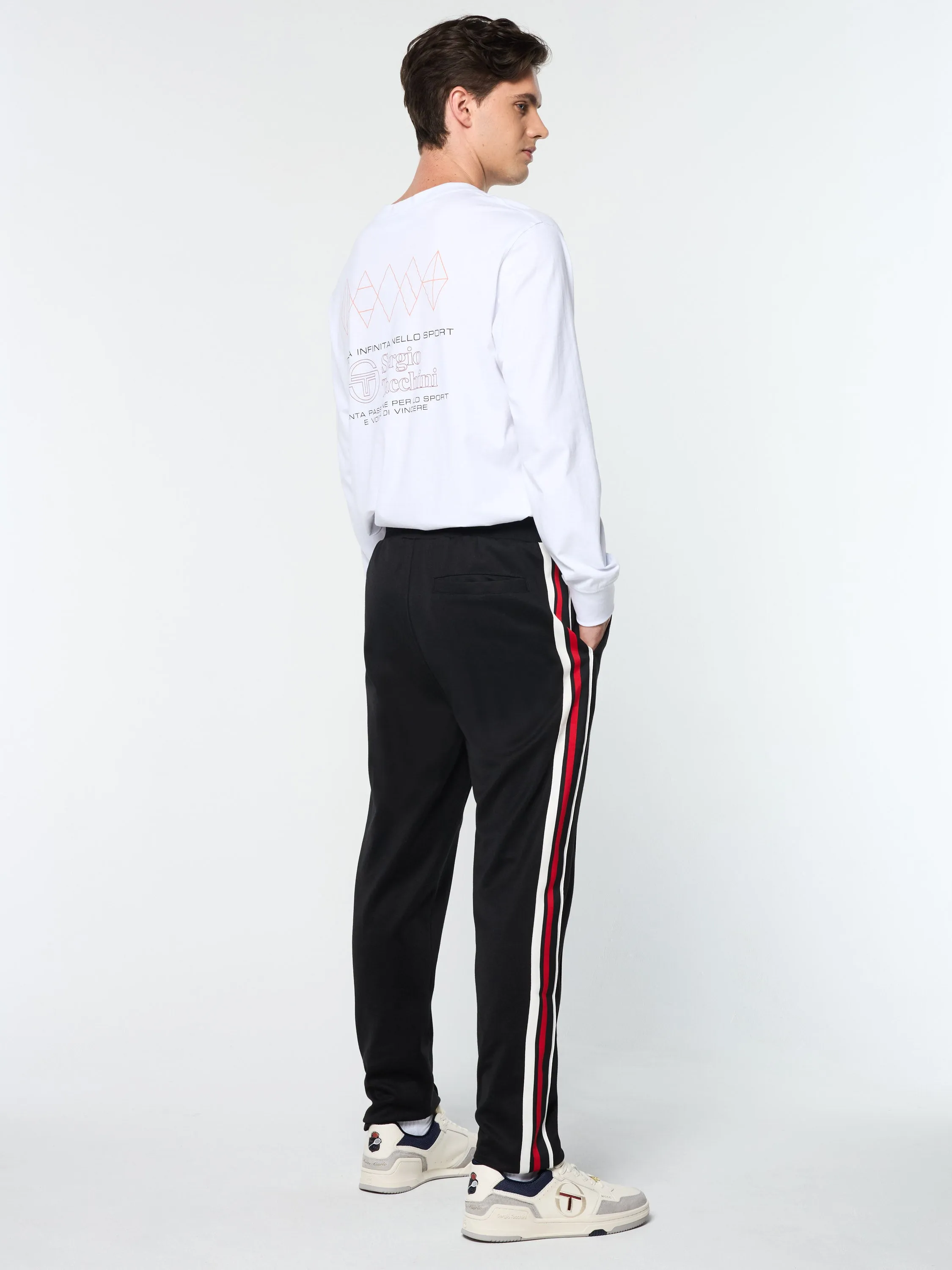 Renshaw Tape Track Pant- Black