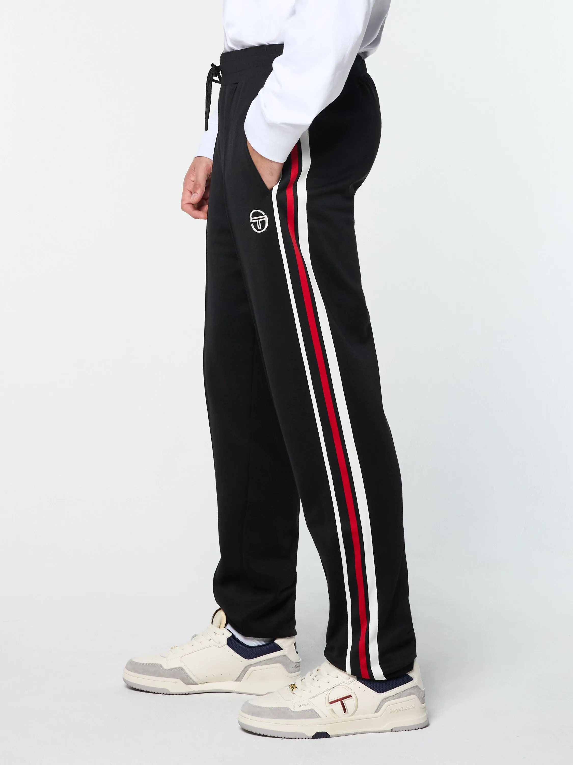 Renshaw Tape Track Pant- Black