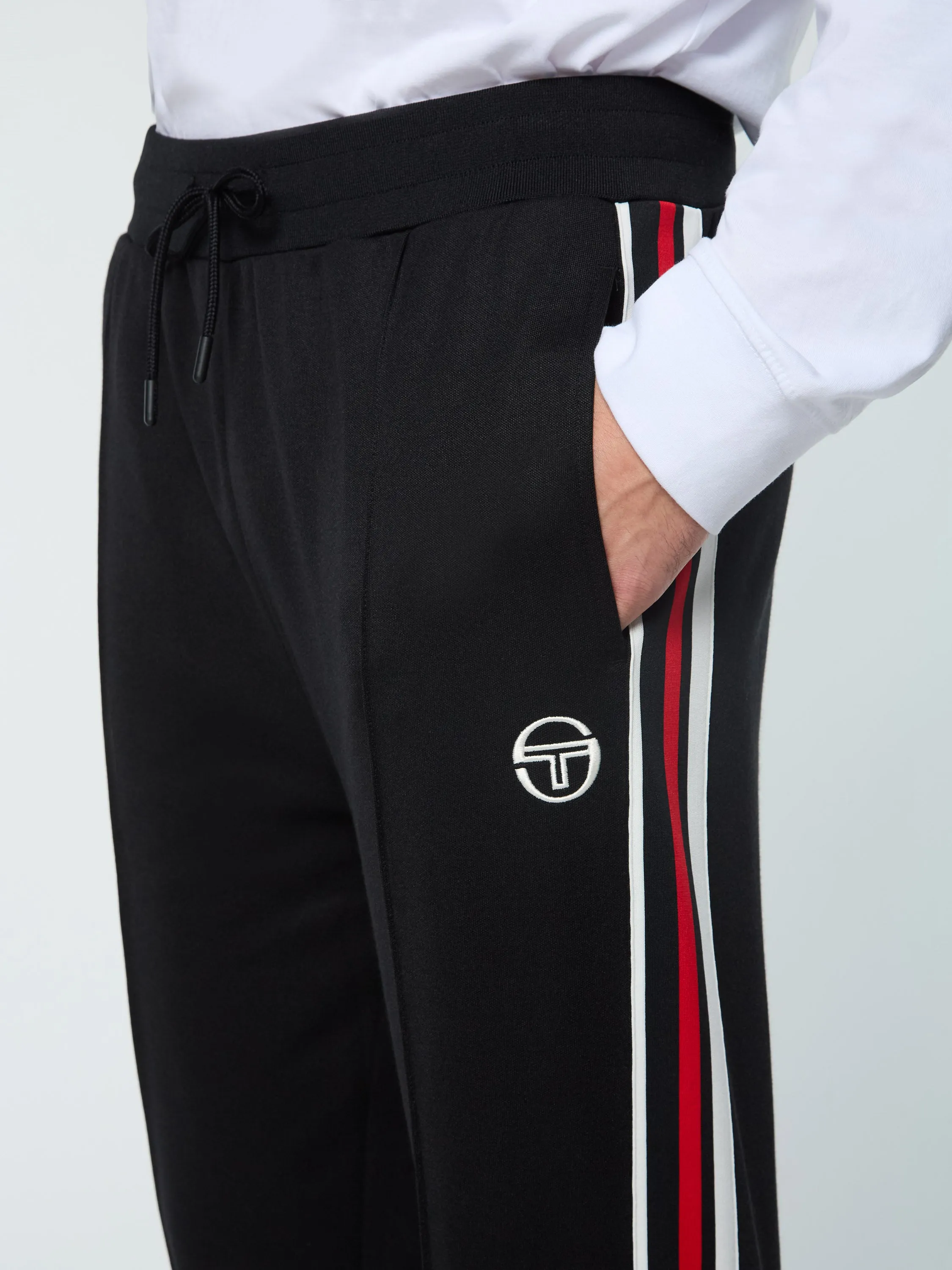 Renshaw Tape Track Pant- Black