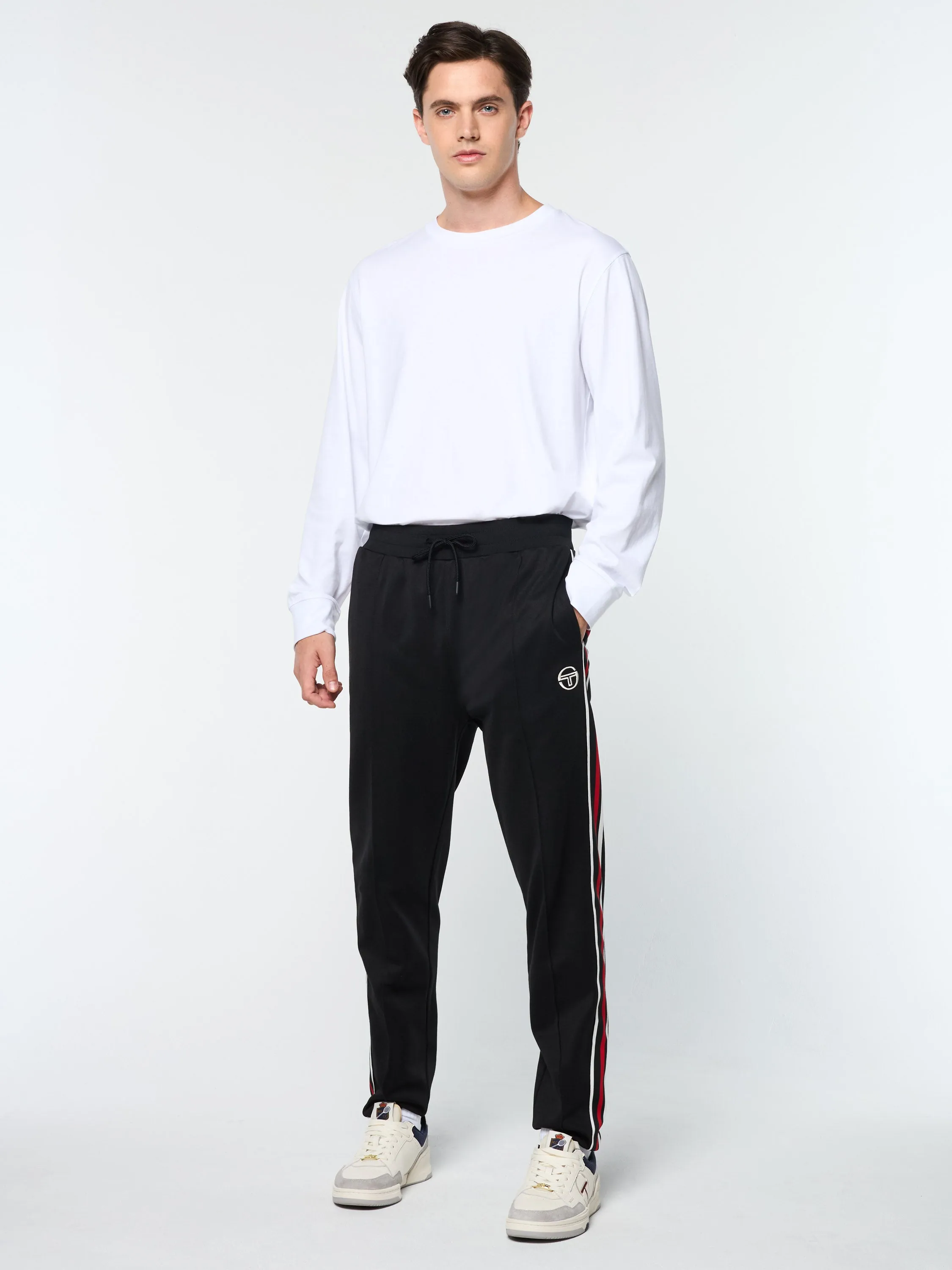 Renshaw Tape Track Pant- Black